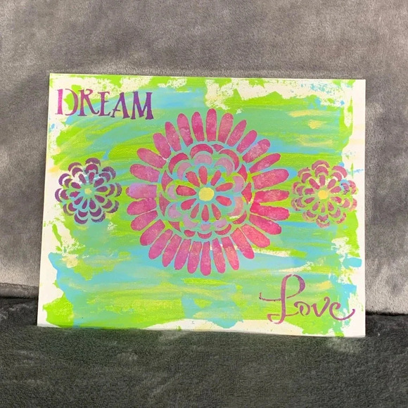 NEW Original Dream Love green, blue 8x10 artwork - Picture 2 of 10